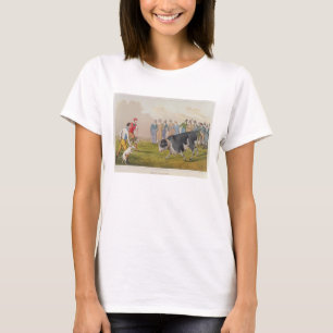 'Bull Baiting', pub.by Thomas McLean, 1820, (print T-Shirt