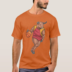 Bull Basketball player Basketball T-Shirt