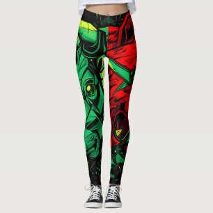 Bull Bear Duel Forces Leggings