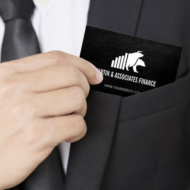 Bull Bear Stocks | Finance Graph Business Card (Creator Uploaded)