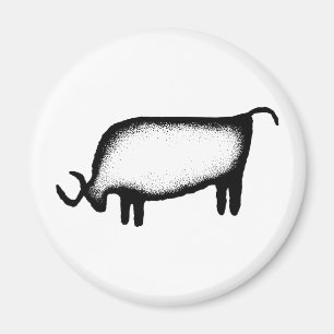 Bull - black magnet