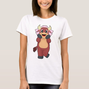Bull Bride Veil Wedding T-Shirt