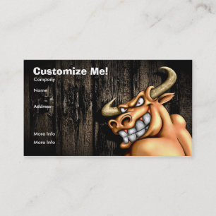 Bull Card / Customisable