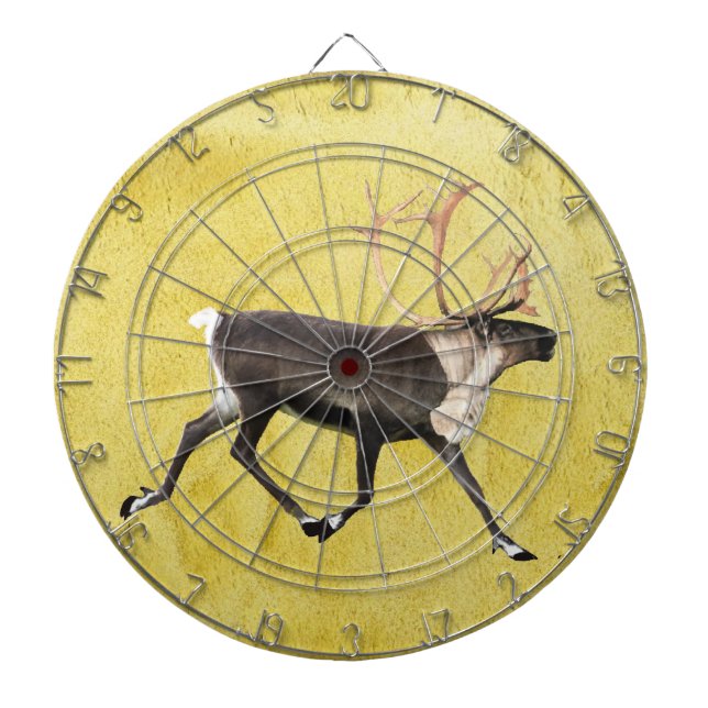 Bull Caribou Dartboard (Front)