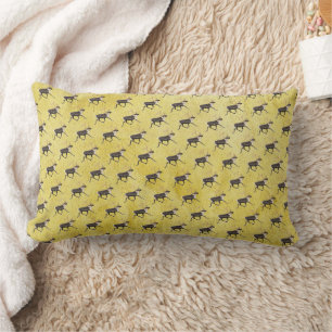 Bull Caribou Lumbar Cushion