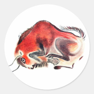 Bull Classic Round Sticker