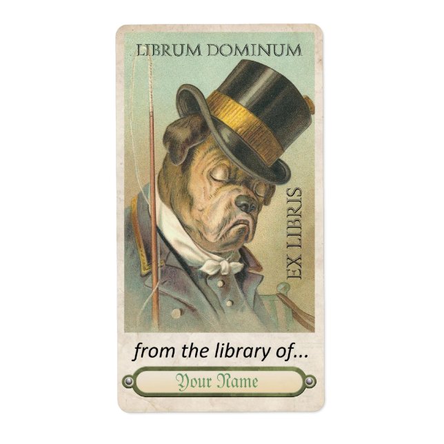 Bull Dog - Book Plate ID (Front)
