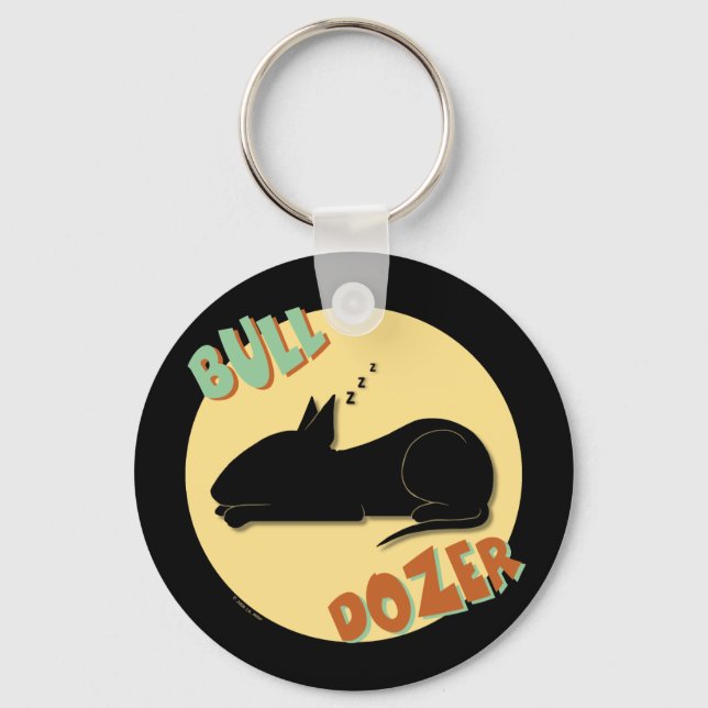 Bull Dozer Keychain (Front)
