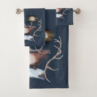 Bull Elk Bath Towel Set