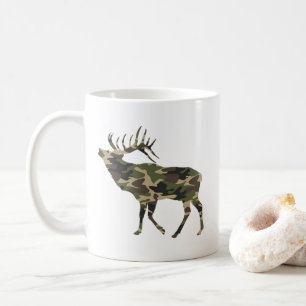 Bull Elk Camo Coffee Mug