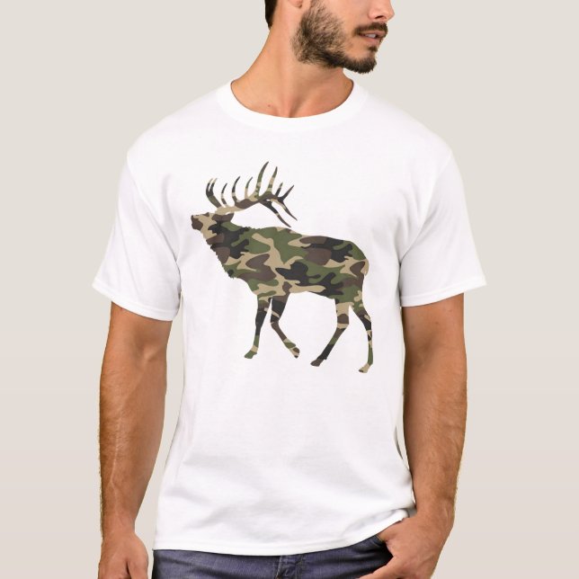 Bull Elk Camo T-Shirt (Front)