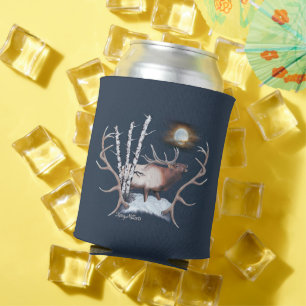 Bull Elk Can Cooler