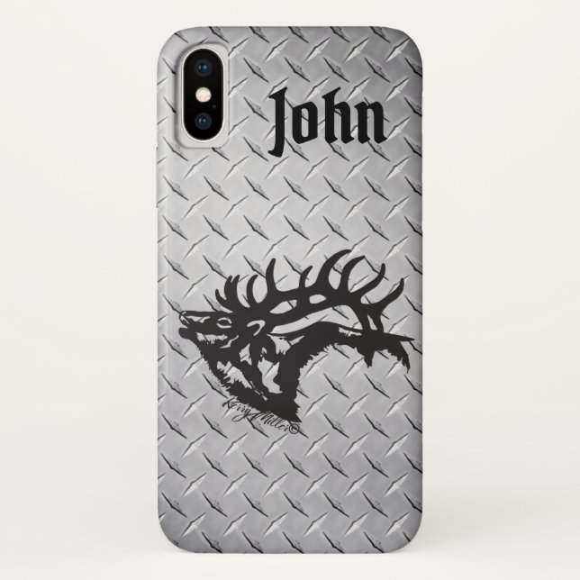 Bull Elk Case-Mate iPhone Case (Back)