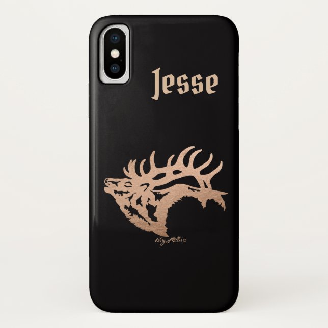Bull Elk Case-Mate iPhone Case (Back)
