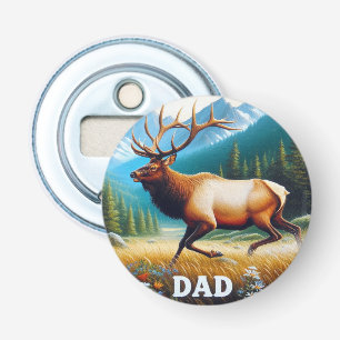 Bull Elk Dad Bottle Opener