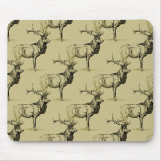 Bull Elk Hunters Wildlife Big Game Hunting Antlers Mouse Pad