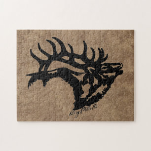 Bull Elk Jigsaw Puzzle