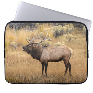 Bull Elk Yellowstone National Park Laptop Sleeve