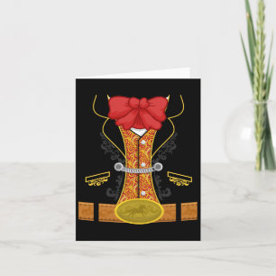 Bull Fighter Costume Men Women Children Matador Card