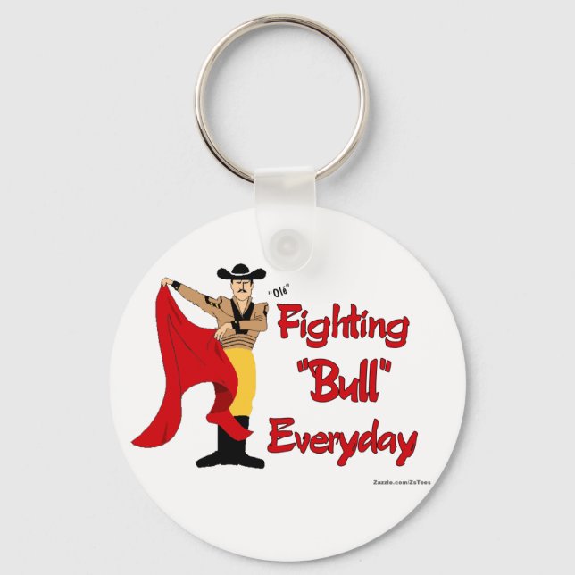 Bull Fighter Key Ring (Front)
