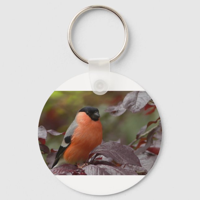 Bull Finch Key Ring (Front)