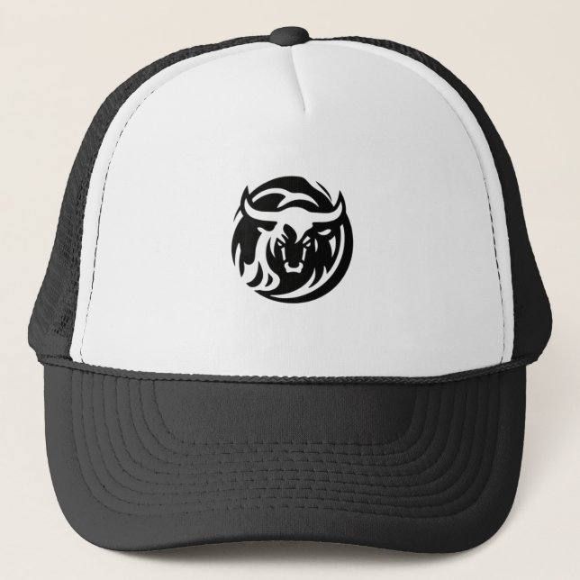 Bull Force – Strength Within the Circle Trucker Hat (Front)