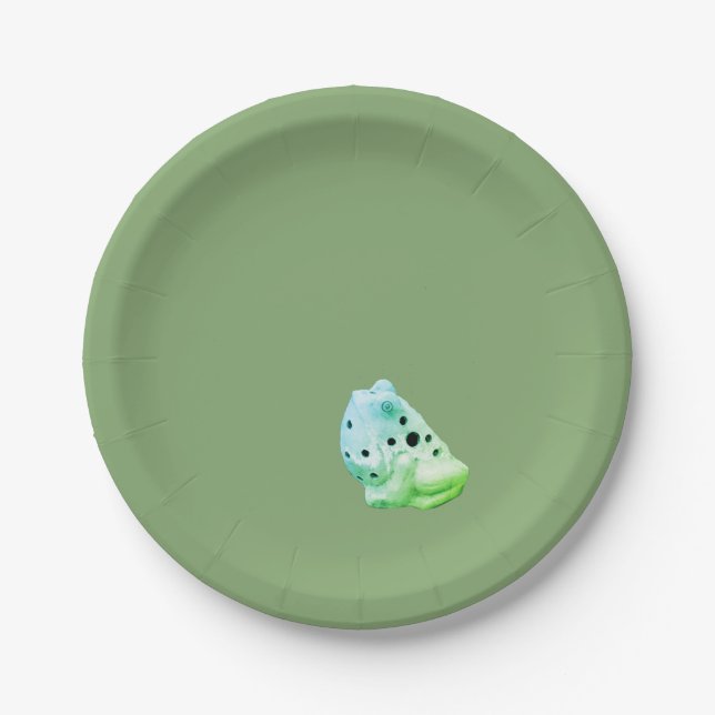 BULL FROG - PAPER PLATE (Front)