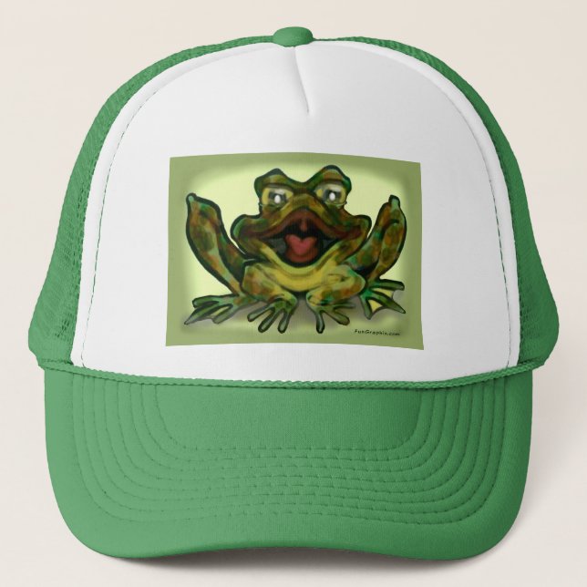 Bull Frog Trucker Hat (Front)