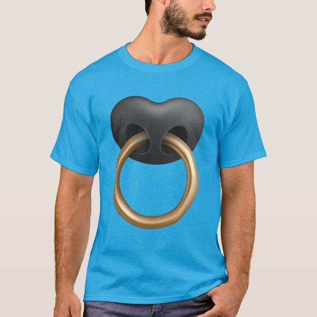 Bull Gold Nose Ring T-Shirt (Front)