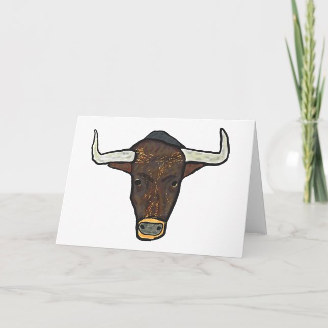 Bull Head Card (Front)