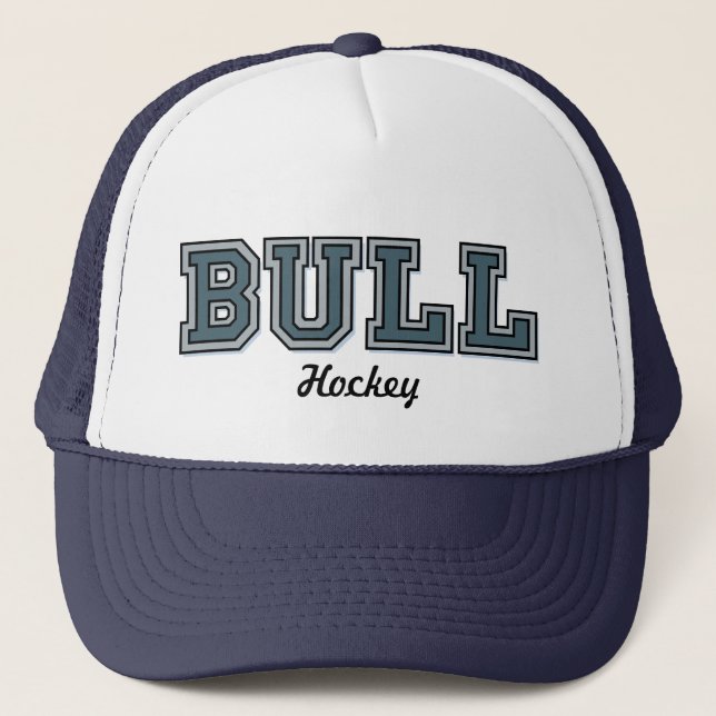 Bull Hockey Trucker Hat (Front)