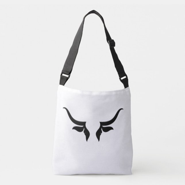 Bull Horns  Crossbody Bag (Front)