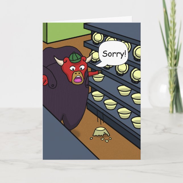 Bull in a China Shop Card (Front)