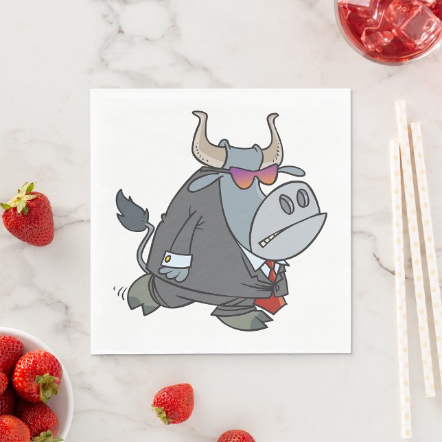 Bull In A Suit Napkins (Creator Uploaded)
