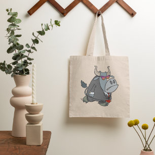 Bull In A Suit Tote Bag