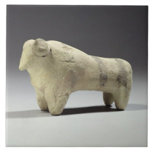 Bull in the Ubaid style, c.4000-3500 BC (terracott Tile
