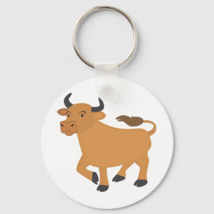 Bull Key Ring