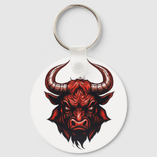 Bull Keychain