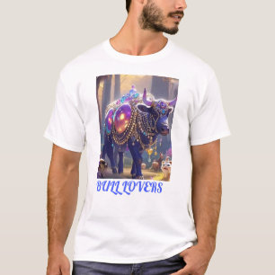 Bull Lover Logo design for t-shirts 
