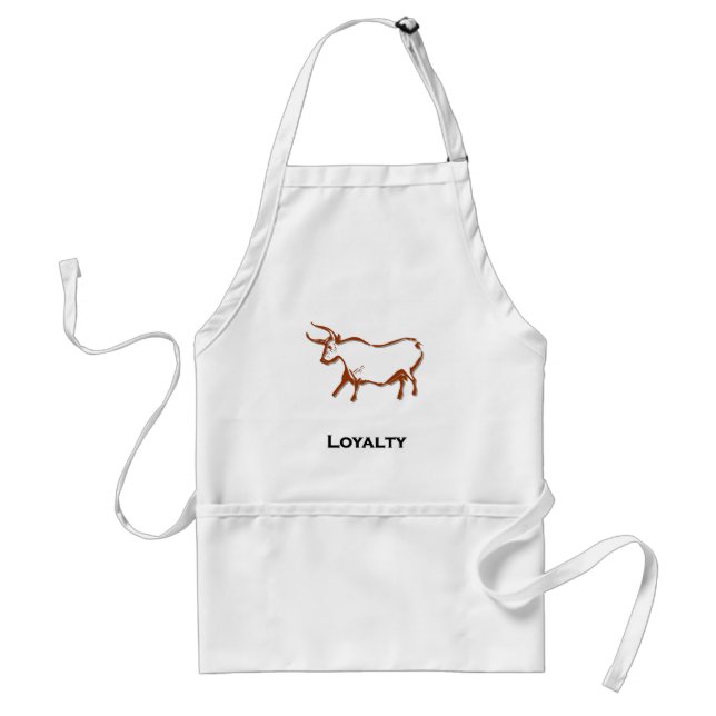 Bull Loyalty Brown Standard Apron (Front)