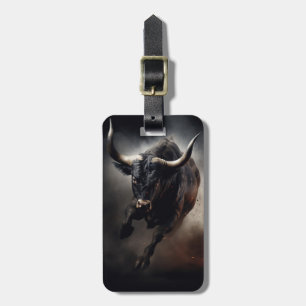 Bull Luggage Tag
