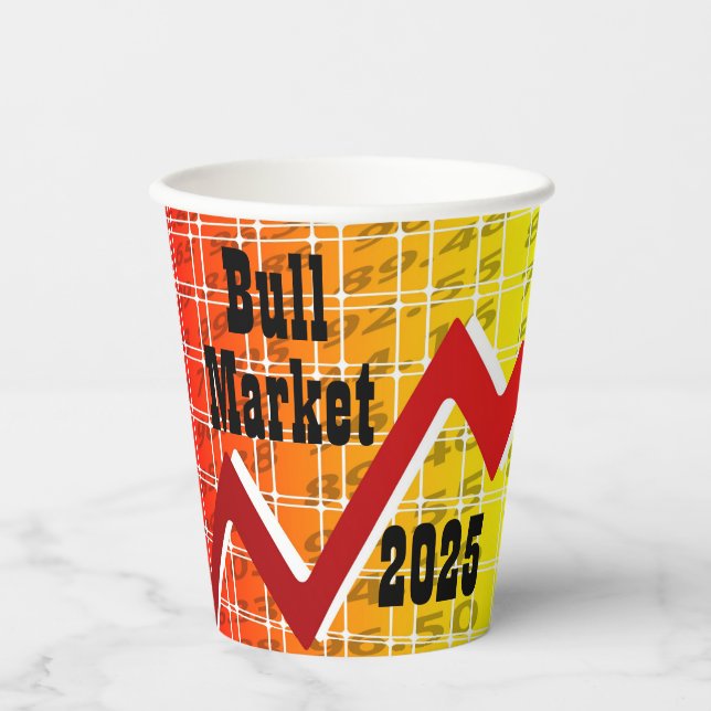 Bull Market 2025 Paper Cups (Front)