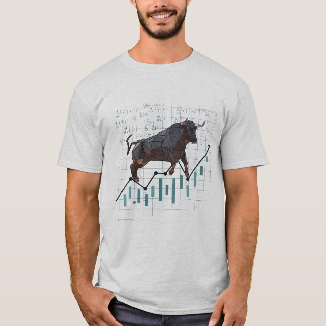Bull Market Chart T-Shirt (Front)