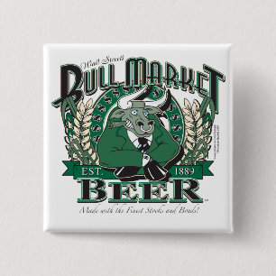 Bull-Market-CNBC-LARGE 15 Cm Square Badge