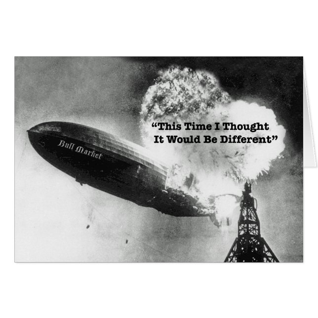 Bull Market Crash Humour (Front Horizontal)