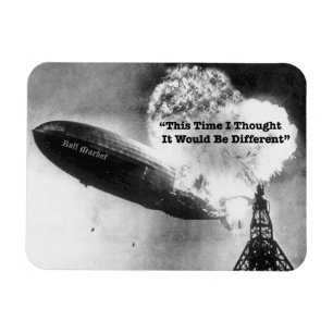 Bull Market Crash Humour Magnet