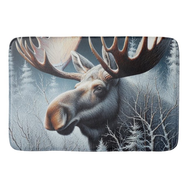 Bull Moose Bath Mat (Front)