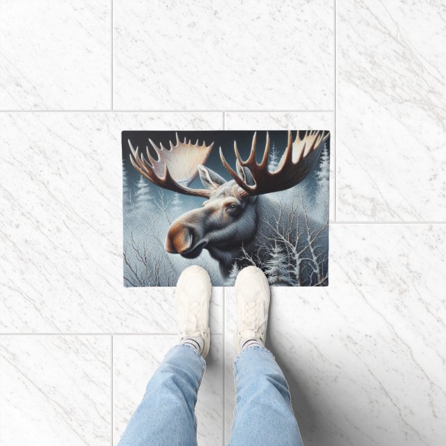 Bull Moose Doormat (Indoor)