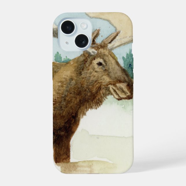Bull Moose iPhone 15 Case (Back)