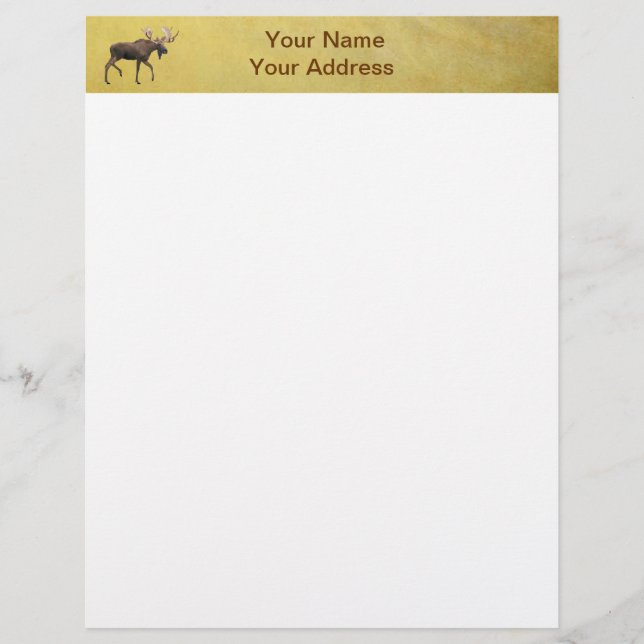 Bull Moose Letterhead (Front)